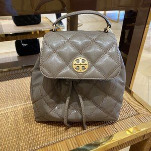 Tory Burch NEW! Willa Volcanic Stone Backpack -  w/Tags